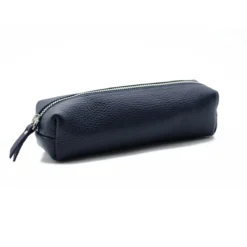 Lederetui Rechteckig Navy