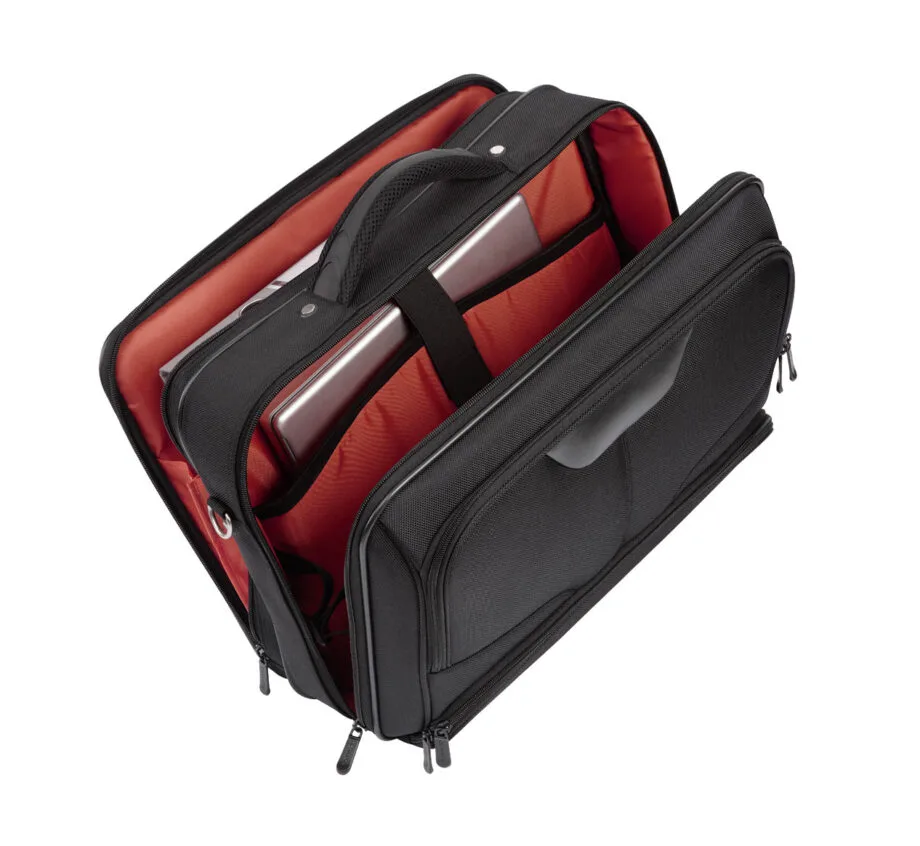 Laptopmappe 43.5cm Aus Nylon In Schwarz 2 Laptopmappe 43.5cm Aus Nylon In Schwarz – Bild 2