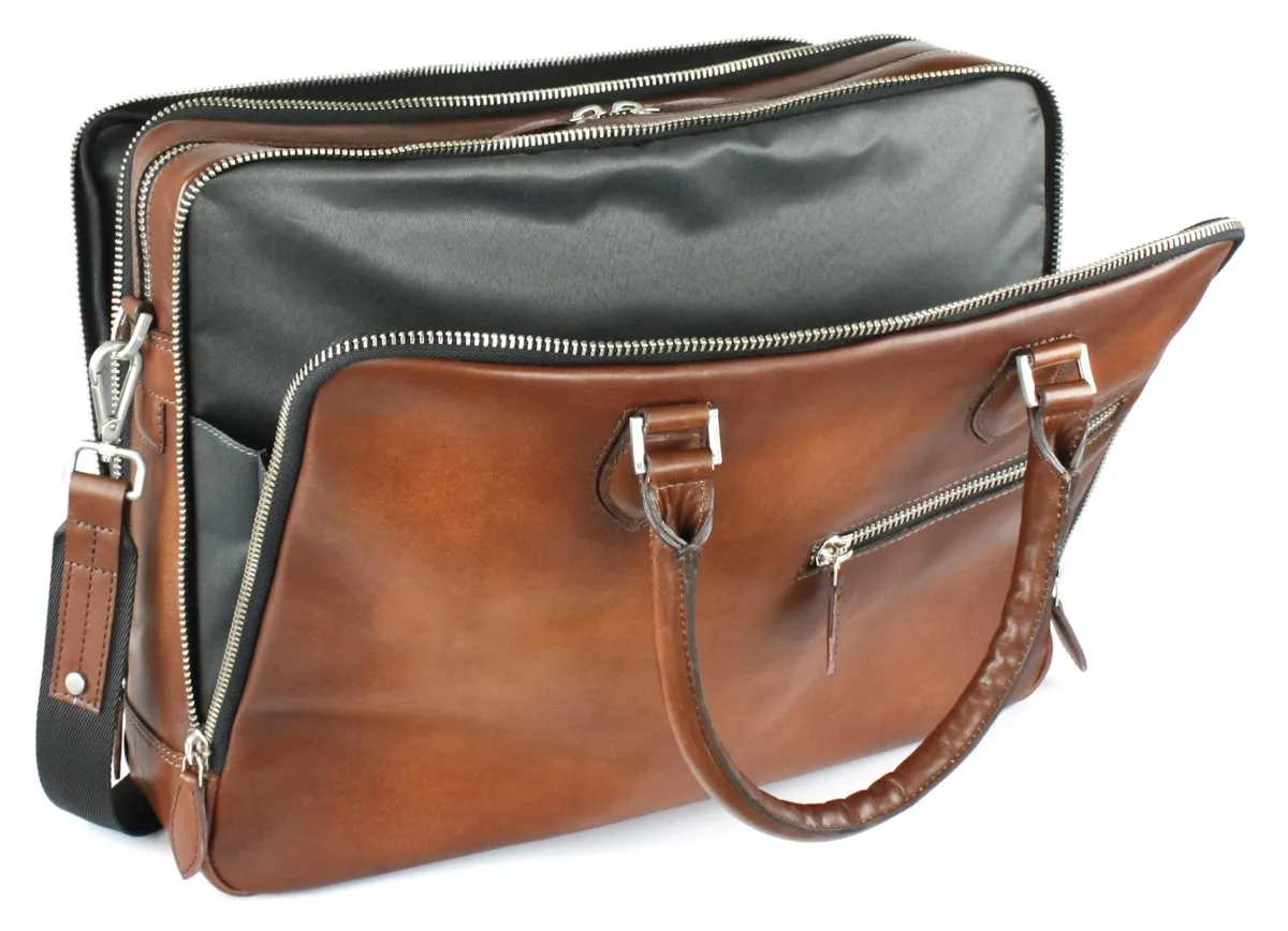 Bugatti Domus Aktentasche 43 Cm Cognac 2 Bugatti Domus Aktentasche 43 Cm Cognac – Bild 2