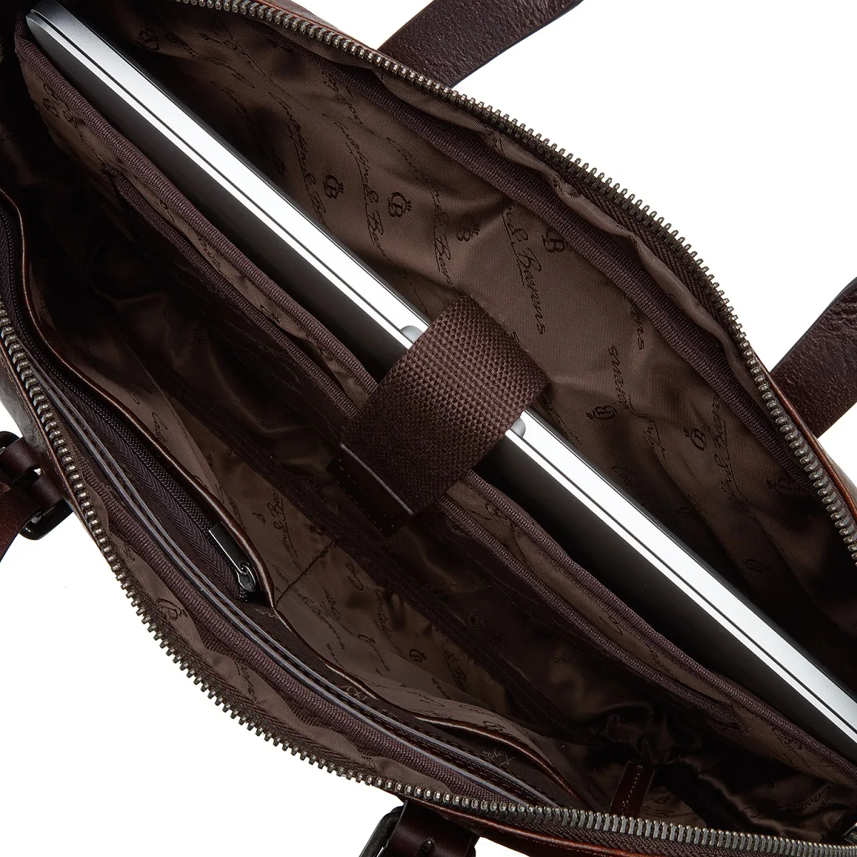 Laptoptasche 15,6" RFID Cognac 2 Laptoptasche 15,6" RFID Cognac – Bild 2