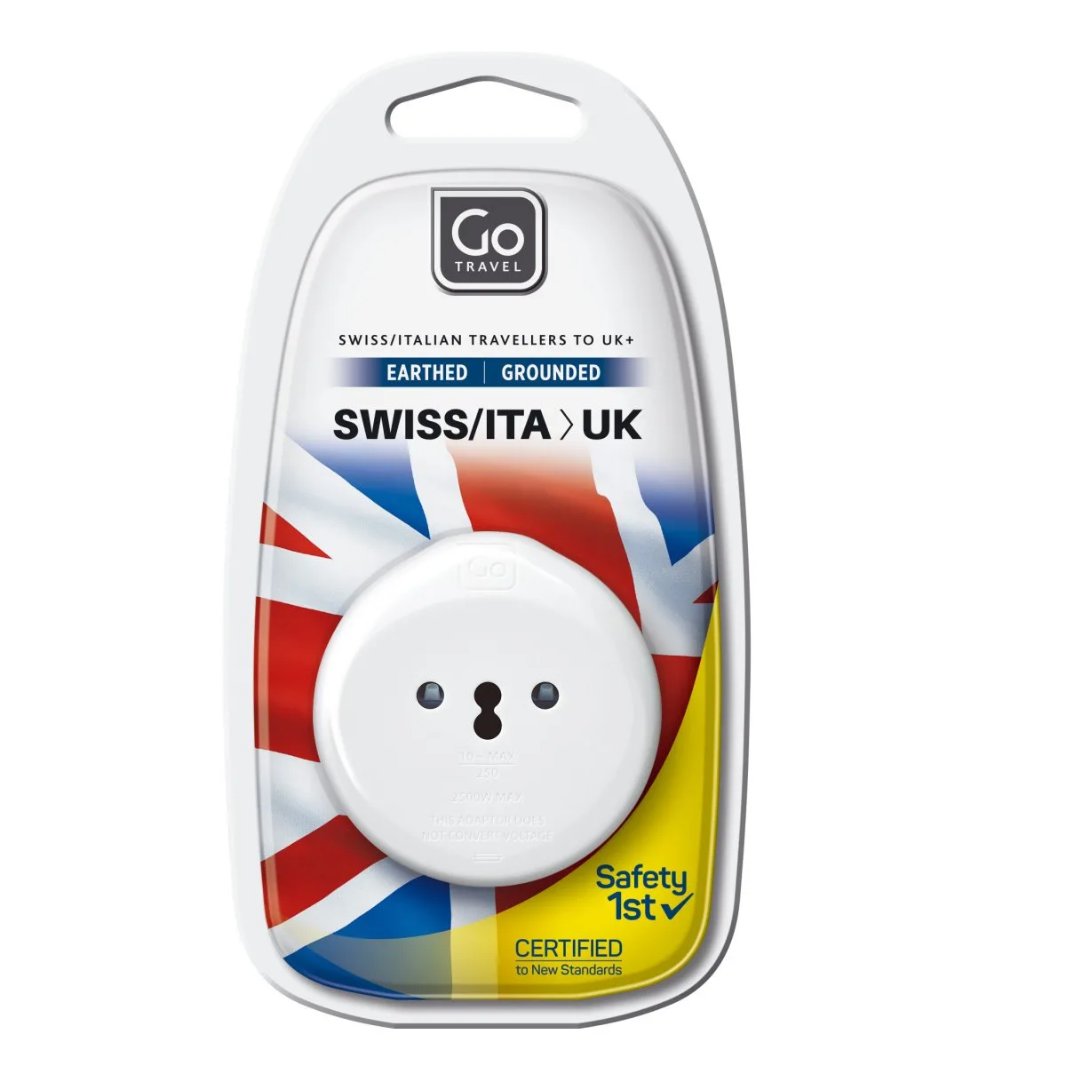 GO TRAVEL Adapter Schweiz-UK (geerdet) 1 GO TRAVEL Adapter Schweiz-UK (geerdet)