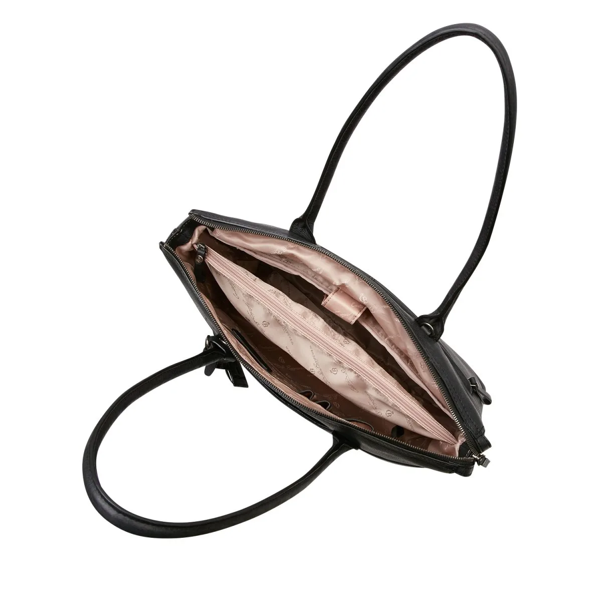 Carisma Laptop Schultertasche 15,6" RFID Schwarz 2 Carisma Laptop Schultertasche 15,6" RFID Schwarz – Bild 2