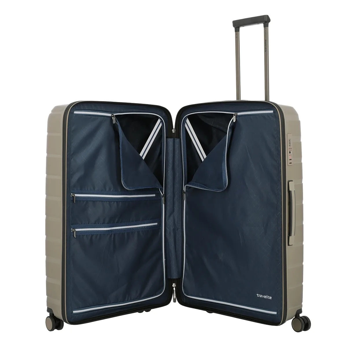 Travelite Air Base - 4-Rad Trolley L, Champagner 2 Travelite Air Base - 4-Rad Trolley L, Champagner – Bild 2