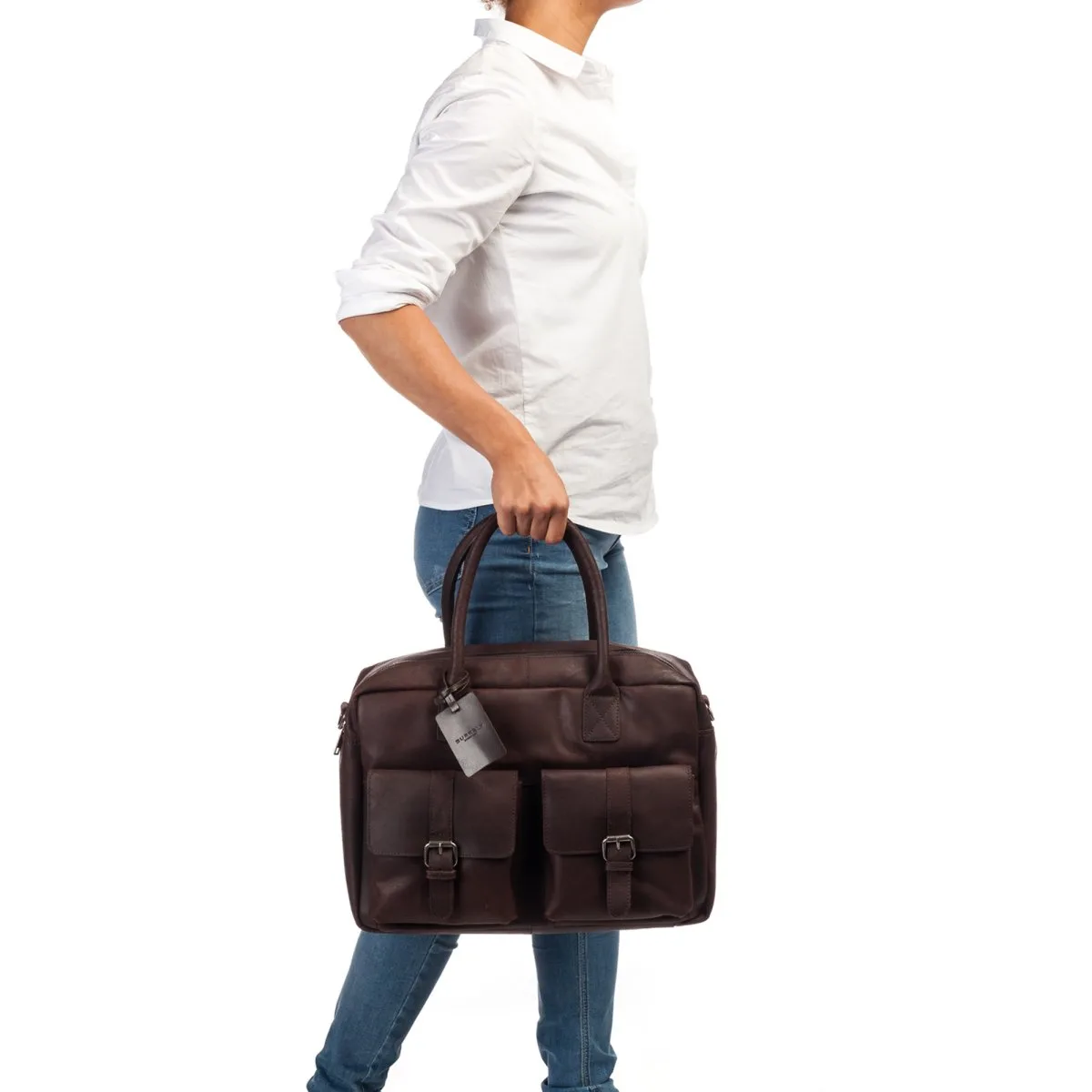 BURKELY Vintage Finn Workbag Dunkelbraun 7 BURKELY Vintage Finn Workbag Dunkelbraun – Bild 7