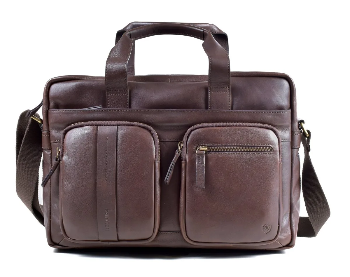 Leder-Aktentasche 1 Leder-Aktentasche