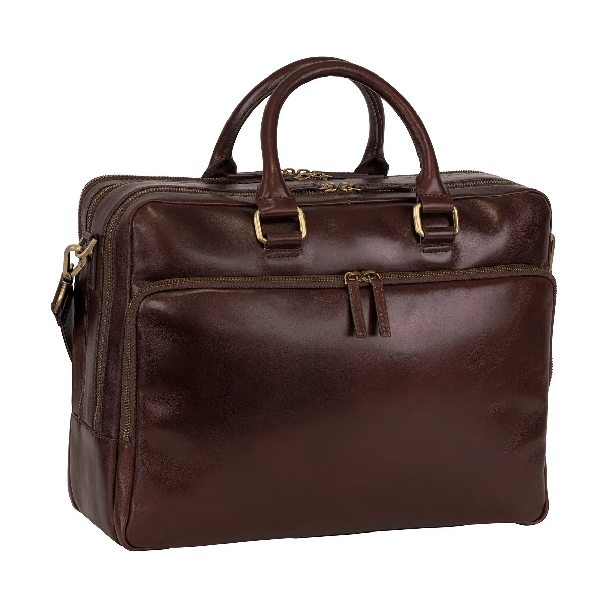 Leonhard Heyden Cambridge - RV-Aktenmappe Rotbraun, 3 Fächer 1 Leonhard Heyden Cambridge - RV-Aktenmappe Rotbraun, 3 Fächer