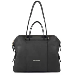 Piquadro Damenlaptoptasche Mit IPad-Fach Schwarz