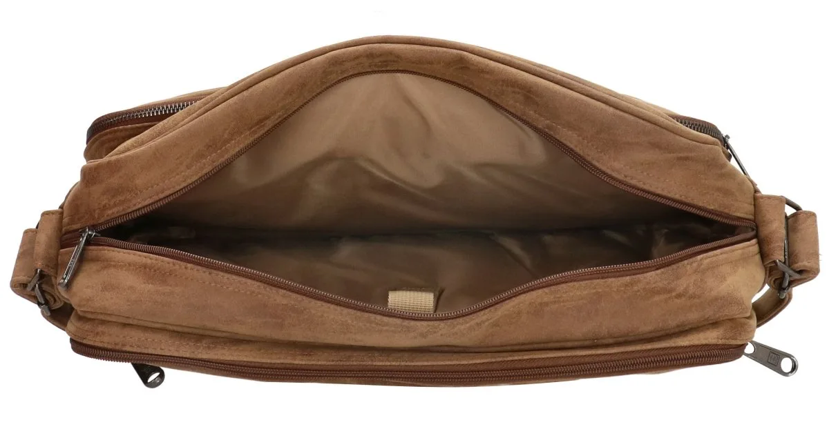 Laptop-Schultertasche Madrid 15" Braun 2 Laptop-Schultertasche Madrid 15" Braun – Bild 2