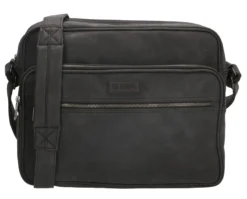 Laptop-Schultertasche Madrid 15" Schwarz