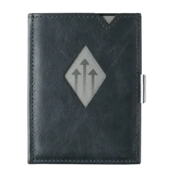 Exentri Multiwallet Leder Blau Für 5-10 Karten