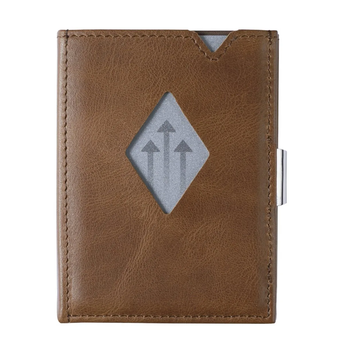 Exentri Multiwallet Leder Haselnuss Für 5-10 Karten 1 Exentri Multiwallet Leder Haselnuss Für 5-10 Karten