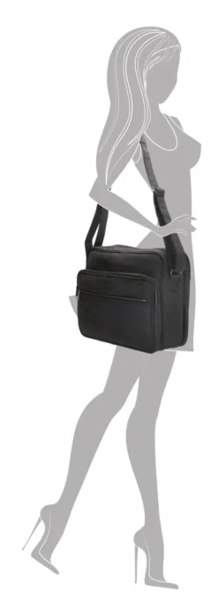 Laptop-Schultertasche Madrid 15" Schwarz 9 Laptop-Schultertasche Madrid 15" Schwarz -Praktische Taschen Angebote Store compressed Bild3129