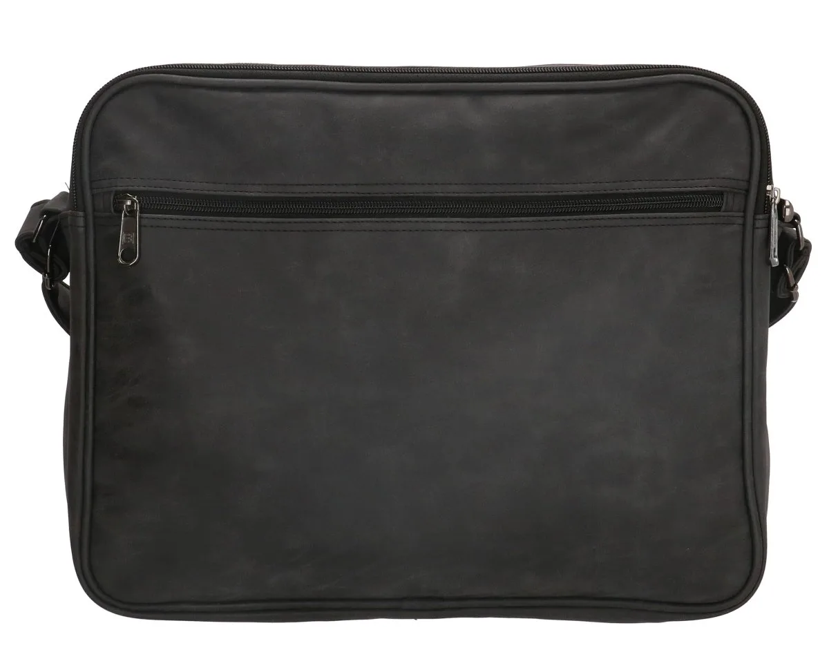 Laptop-Schultertasche Madrid 15" Schwarz 4 Laptop-Schultertasche Madrid 15" Schwarz – Bild 4