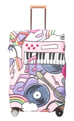 Kofferüberzug Retro Mittel (55-60 Cm)