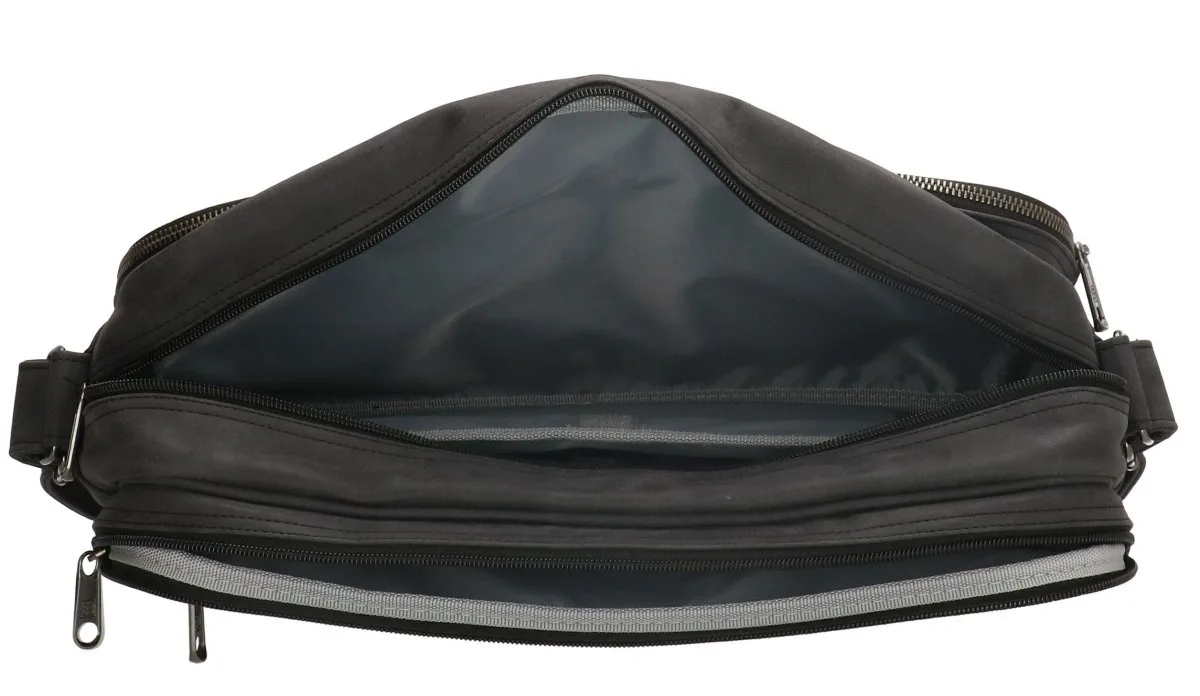 Laptop-Schultertasche Madrid 15" Schwarz 2 Laptop-Schultertasche Madrid 15" Schwarz – Bild 2