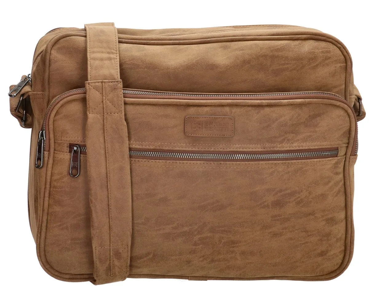 Laptop-Schultertasche Madrid 15" Braun 1 Laptop-Schultertasche Madrid 15" Braun