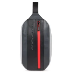 Piquadro Urban - Querträgertasche Grau/Schwarz