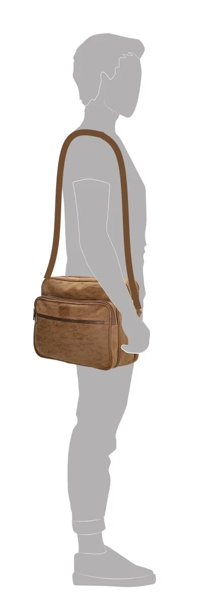 Laptop-Schultertasche Madrid 15" Braun 5 Laptop-Schultertasche Madrid 15" Braun – Bild 5