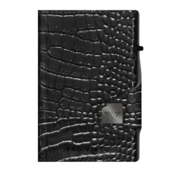 Doubelwallet Click & Slide Croco Black/Black -Praktische Taschen Angebote Store compressed Bild833