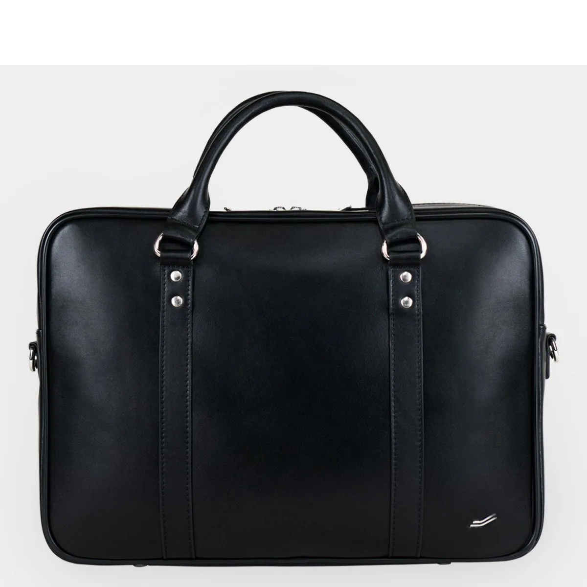 F26 - Double Laptoptasche In Schwarz 1 F26 - Double Laptoptasche In Schwarz