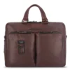 Piquadro Harper - Kurzgrifflaptoptasche Mit IPad®Pro 12.9"-Fach In Dunkelbraun