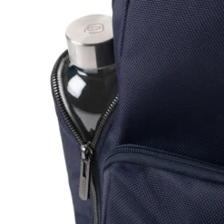 Piquadro Fast-Check Laptoprucksack Aus Rezykliertem Stoff Mit LED Licht Blau -Praktische Taschen Angebote Store compressed CA4532BR2L BLU DETT5