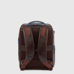 Piquadro Blue Square - Laptoprucksack 15.6" Mit IPad-Halter In Mahagoni -Praktische Taschen Angebote Store compressed CA4818B2V MO DETT2