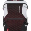 Piquadro Laptoprucksack Mit IPad Fach Und Diebstahlsicherung Grau/Rot