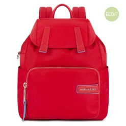 Piquadro Ryan - Damenrucksack Aus Rezykliertem Stoff Mit IPad®-Fach In Rot