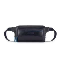 Piquadro Blue Square - Gürteltasche Mit Fronttasche In Navy