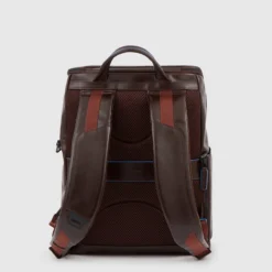 Piquadro B2 Revamp - Laptoprucksack 14" Mit IPad-Halter In Mahagoni -Praktische Taschen Angebote Store compressed CA6104B2V MO DETT2