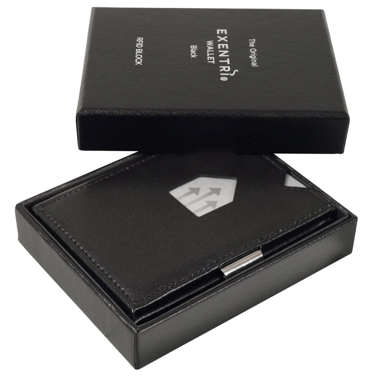Exentri Wallet Leder Schwarz Für 10 Karten 5 Exentri Wallet Leder Schwarz Für 10 Karten – Bild 5