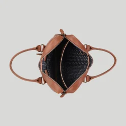 Aktentasche Everett Cognac/Dots -Praktische Taschen Angebote Store compressed Everett Cognac Lining dots