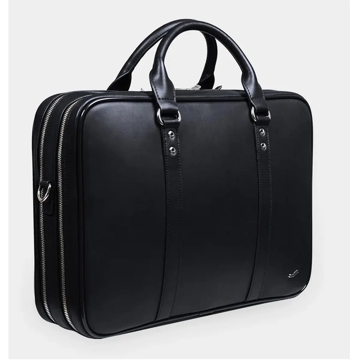 F26 - Double Laptoptasche In Schwarz 3 F26 - Double Laptoptasche In Schwarz – Bild 3