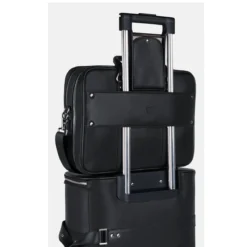 F26 - Double Laptoptasche In Schwarz 10 F26 - Double Laptoptasche In Schwarz -Praktische Taschen Angebote Store compressed F26 Black Satellite on luggage 1800x1800