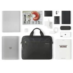 Bugatti Sera Businesstasche Anthrazit -Praktische Taschen Angebote Store compressed Flatlay11