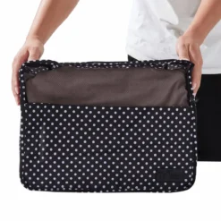 Lucy Travel Packing Cube Set Black With Polka Dots -Praktische Taschen Angebote Store compressed JNTO1 BLW6