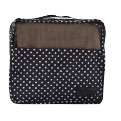 Lucy Travel Packing Cube Set Black With Polka Dots -Praktische Taschen Angebote Store compressed JNTO1 BLW7