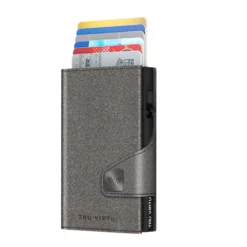 Wallet Click & Slide Recycled PET Felt Grey/Black