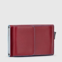 Piquadro Blue Square - Kreditkartenhalter Mit Aussenfach In Rot -Praktische Taschen Angebote Store compressed PP5959B2R R 3
