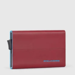 Piquadro Blue Square - Kreditkartenhalter Mit Aussenfach In Rot -Praktische Taschen Angebote Store compressed PP5959B2R R 4