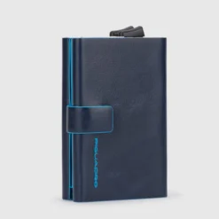 Piquadro Blue Square - Doppelter Kreditkartenhalter In Blau 8 Piquadro Blue Square - Doppelter Kreditkartenhalter In Blau -Praktische Taschen Angebote Store compressed PP5961B2R BLU2 3