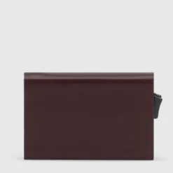 Piquadro Blue Square - Doppelter Kreditkartenhalter In Mahagoni -Praktische Taschen Angebote Store compressed PP5961B2R MO 4