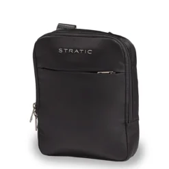 Pure - Messenger Bag L Schwarz -Praktische Taschen Angebote Store compressed PURE black tasche2 45grad min