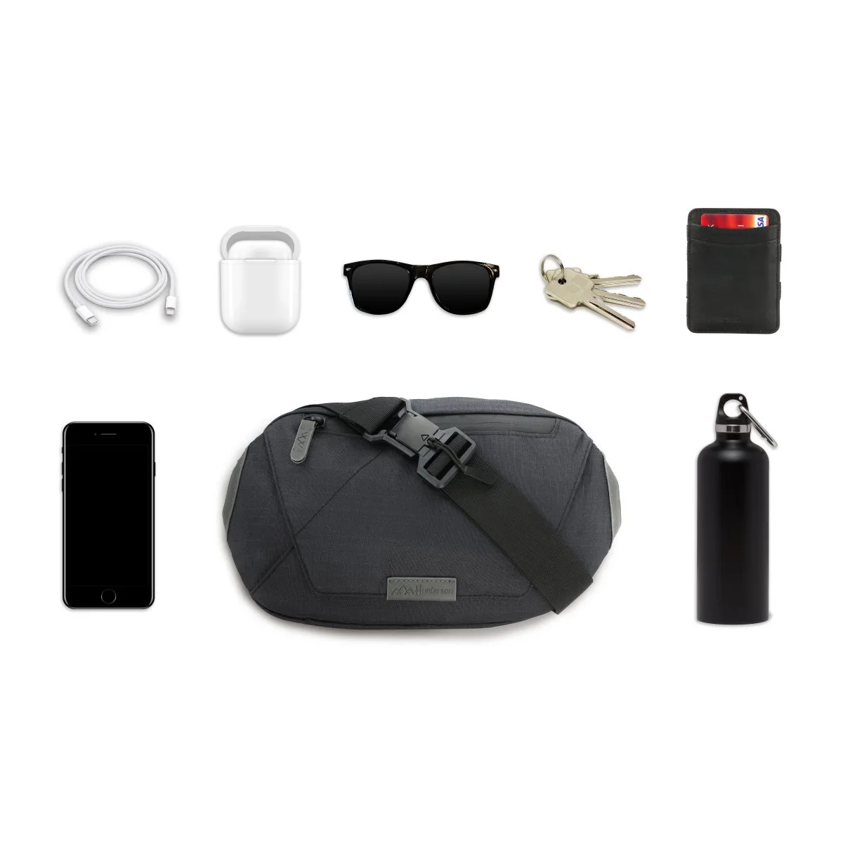 Frankie - Sling Bag In Schwarz 2 Frankie - Sling Bag In Schwarz – Bild 2