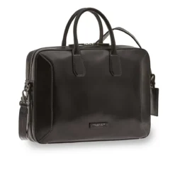 The Bridge Bufalini – Aktentasche 15" In Schwarz/Platin