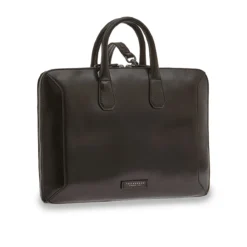 The Bridge Bufalini – Aktentasche 17" In Schwarz/Platin