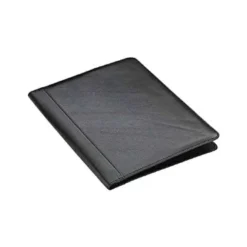 Schreibmappe 32cm Aus Geprägtem Rindleder In Schwarz