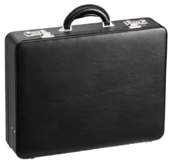 Tradition Business, Aktenkoffer Aus PU-Leder In Schwarz