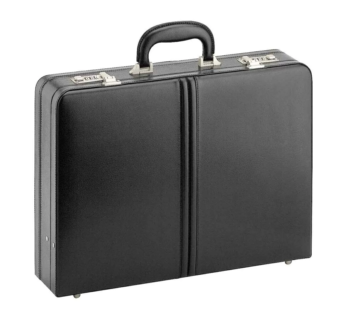 Tradition Business, Aktenkoffer Aus Leder In Schwarz 1 Tradition Business, Aktenkoffer Aus Leder In Schwarz